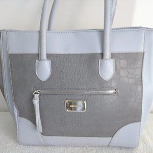 Handbag - Baby Blue & Gray!